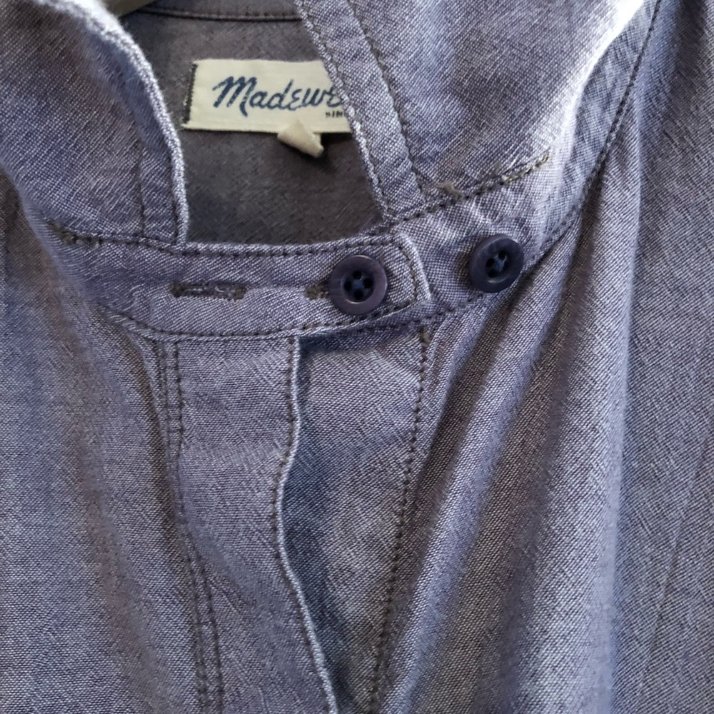 EUC Madewell heathers purple button down size L